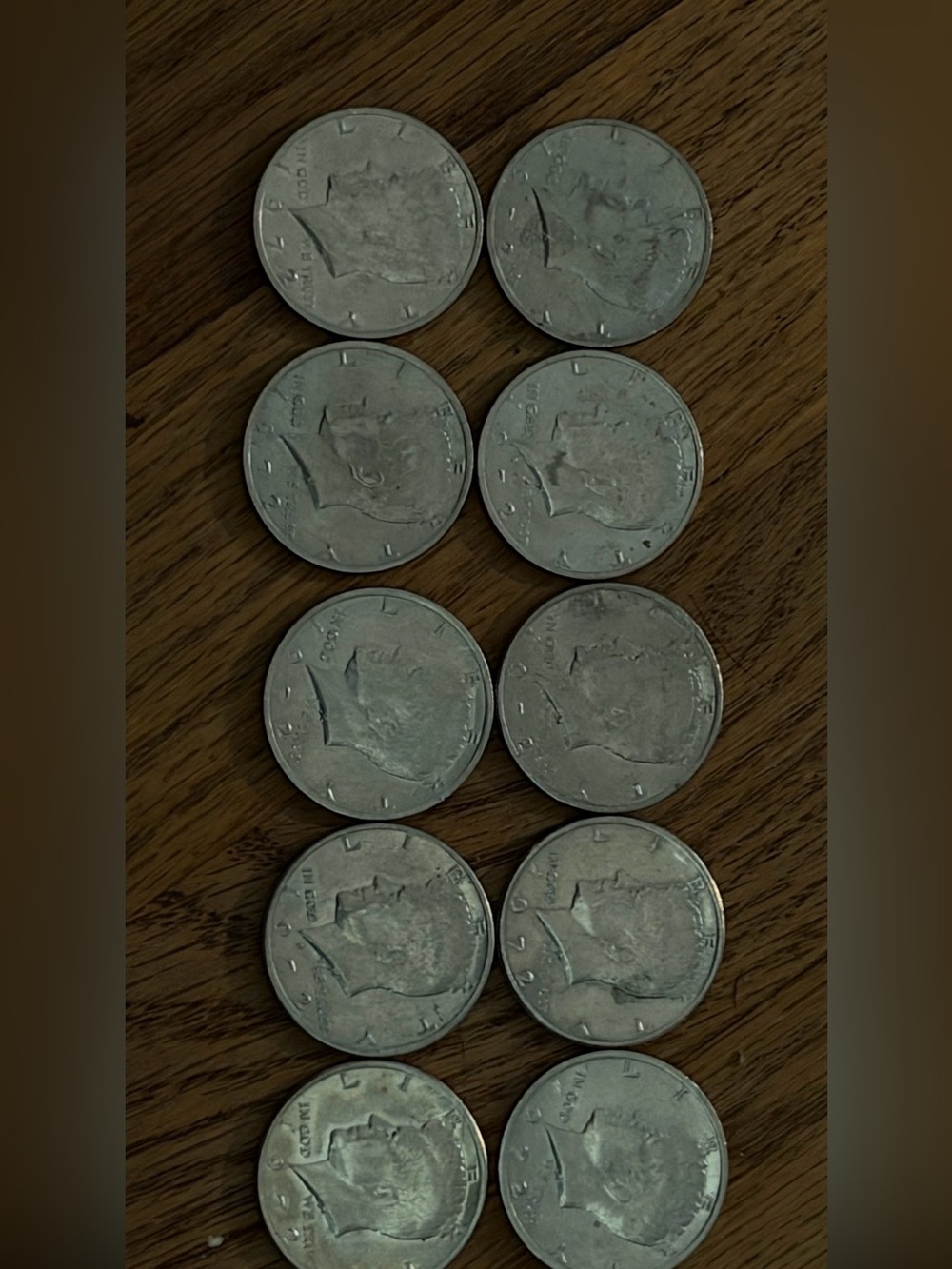Vintage 1972 Half Dollars